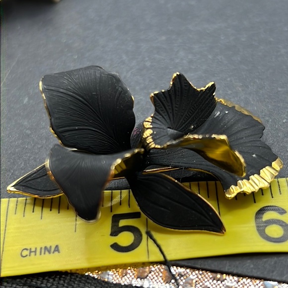 Vintage Cerrito Original 1982 orchid brooch - Picture 5 of 6